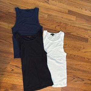 Three never worn J Crew (size M) tank tops